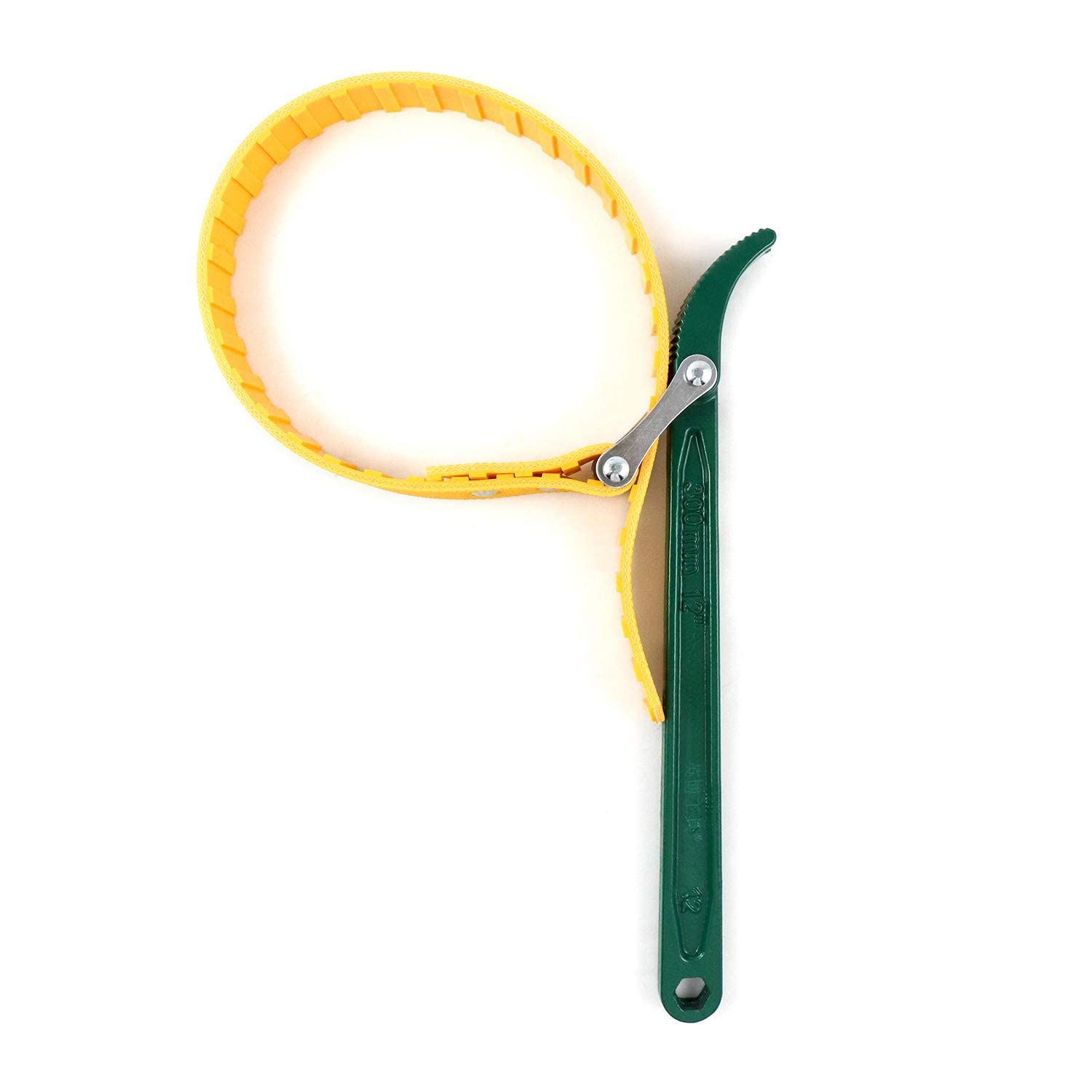 QWORK® Belt Strap Wrench - 12" Adjustable Strap Oil Filter Opener with 26" Capacity
