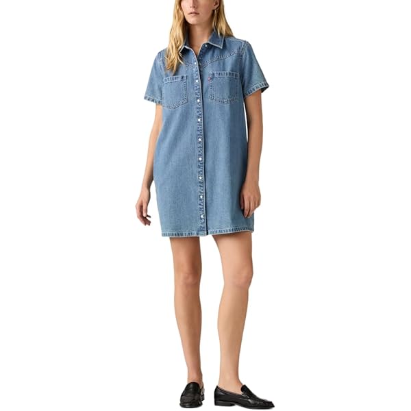 white christmas dresses Rodeo Darling Denim Dress Large