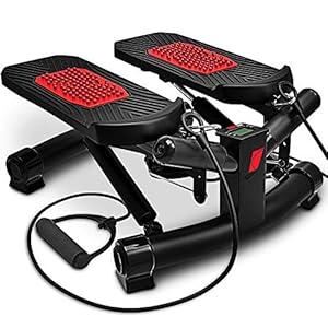 Sportstech 2in1 twister stepper met power ropes – STX300 turnstepper en sidestepper voor beginners en gevorderden, up…