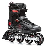 5th Element Stealth Mens Performance Fitness Inline Skates, Black and Red