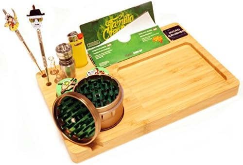Micro Crusher High Quality Bamboo Rolling Tray Item # RT-001