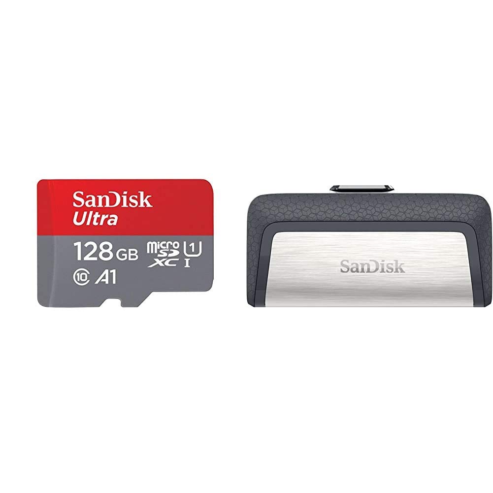 Sandisk 128gb Class 10 Microsdxc Memory Card With Adapter Sdsquar 128g Gn6ma And Ultra Sdddc2 128g G46 128 Gb Pen Drives Black Silver Buy Sandisk 128gb Class 10 Microsdxc Memory Card With Adapter Sdsquar 128g Gn6ma And