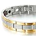 COOLSTEELANDBEYOND Stainless Steel Mens Jewelry Link Bracelet for Man 8.4 Inches Free Link Removal Kit