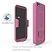 Stalion iPhone 5 5S Belt Clip Case Secure Holster Shell & Kickstand Combo (Fuchsia Pink) 180° Degree Rotating Locking Swivel + Shockproof Protection