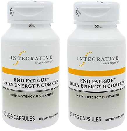 Integrative Therapeutics - End Fatigue Daily Energy B Complex - High Potency B Vitamins - 60 Capsules
