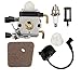 Buckbock C1Q-S186 Carburetor with Ignition Coil for STIHL FS38 HL45 HS45 KM55 FC55 FS45 FS46 FS46C FS55 FS55R FS55RC FS45C FS45L FS55C FS55T KM55C KM55R KM55RC String Trimmer Weedeater primary