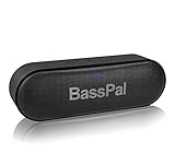 BassPal SoundRo Portable Bluetooth Speaker, 12W Wireless Speaker Lound Stereo Sound, Rich Bass, TF Card Slot, 24-Hour Playtime, 66 ft Bluetooth Range & Built-in Mic Outdoor Home Party Travel Speakers