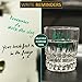 Rich Metallic Markers - 5 All-Purpose Markers for Smudge-Free, Fully Erasable Decoration of Wine Glasses, Mirrors, and Windows - with Microfiber Cleaning Cloth, eBook, and Printable Templates