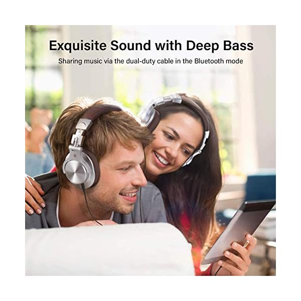 OneOdio-A70-Over-Ear-Bluetooth-Headphones-Foldable-Wireless-and-Wired-Headset-with-Microphone-Professional-Studio-Monitor-Mixing-Headphones-for-TVPCPhone OneOdio A70 Over Ear Bluetooth Headphones, Foldable Wireless and Wired Headset with Microphone, Professional Studio…