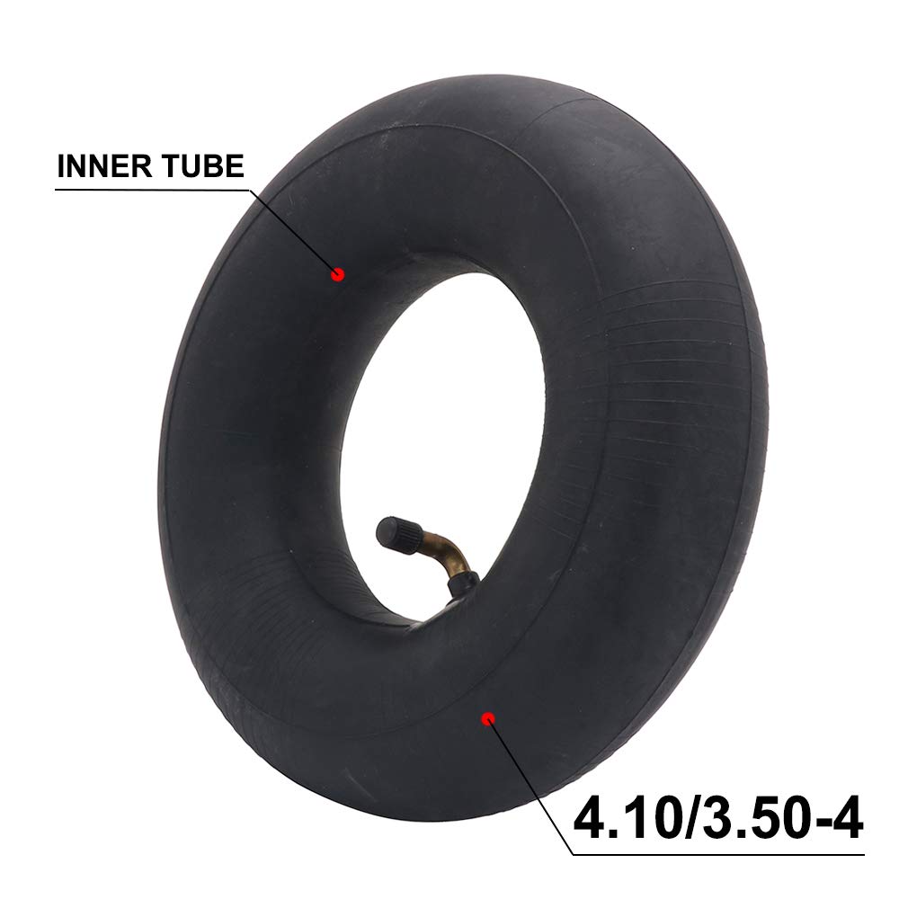 Set Di 2 Ruote Pneumatiche 3.00-4 Per Carriola - Con Cuscinetti E Camera D'Aria, 260x85 Mm - Foto 3