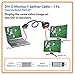 Tripp Lite DVI Y Splitter Cable, Digital Monitors (DVI-D M to 2x F), 1-ft. (P564-001)