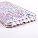 iPhone 6s case,iPhone 6 case, Myckuu Liquid, Cool Quicksand Moving Stars Bling Glitter Floating Dynamic Flowing Case Liquid Cover for iPhone 6 (Bear+Pink)
