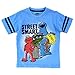 Sesame Street Toddler Boys Short Sleeve Tee (2T, Blue Street Smart)