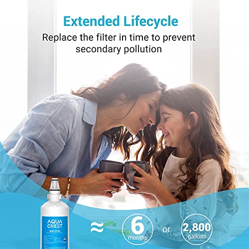 AQUA CREST 7012333 Replacement Refrigerator Ice Maker Water Filter