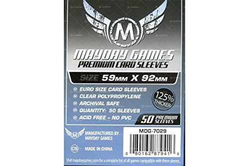 Mayday Games Premium Card Sleeves, 50 pcs