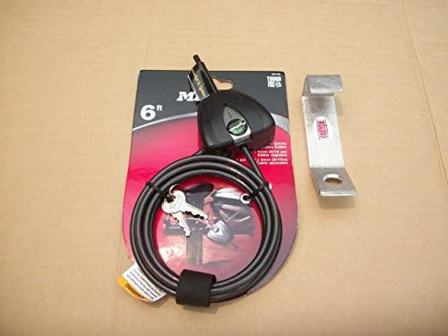 CodyCo Security Cooler Overbend Bracket Made to Fit RTIC with Master Python 6' Cable Lock
