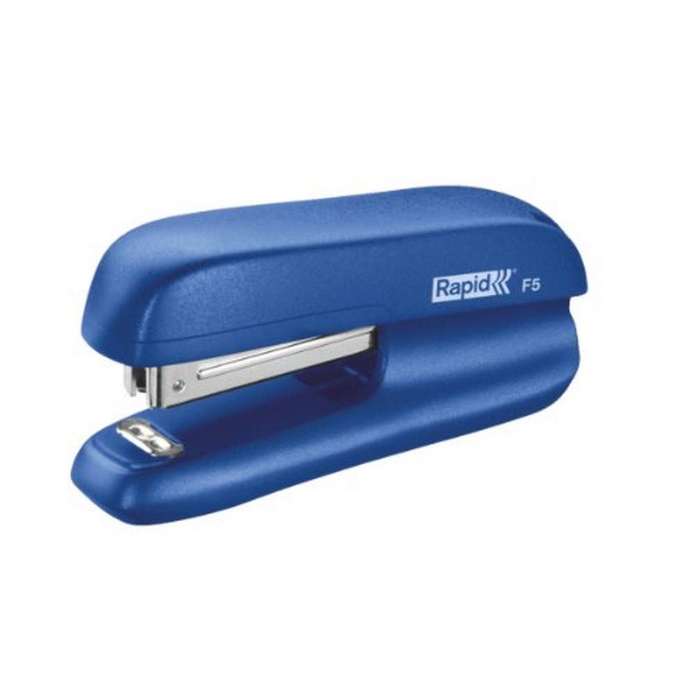 Rapid F5 Mini Stapler, 10 Sheet Capacity, Stapling and Tacking, Compact Design, Blue, 5000265