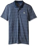 Lacoste Men's Golf Fine Stripe Ultradry Pique Knit