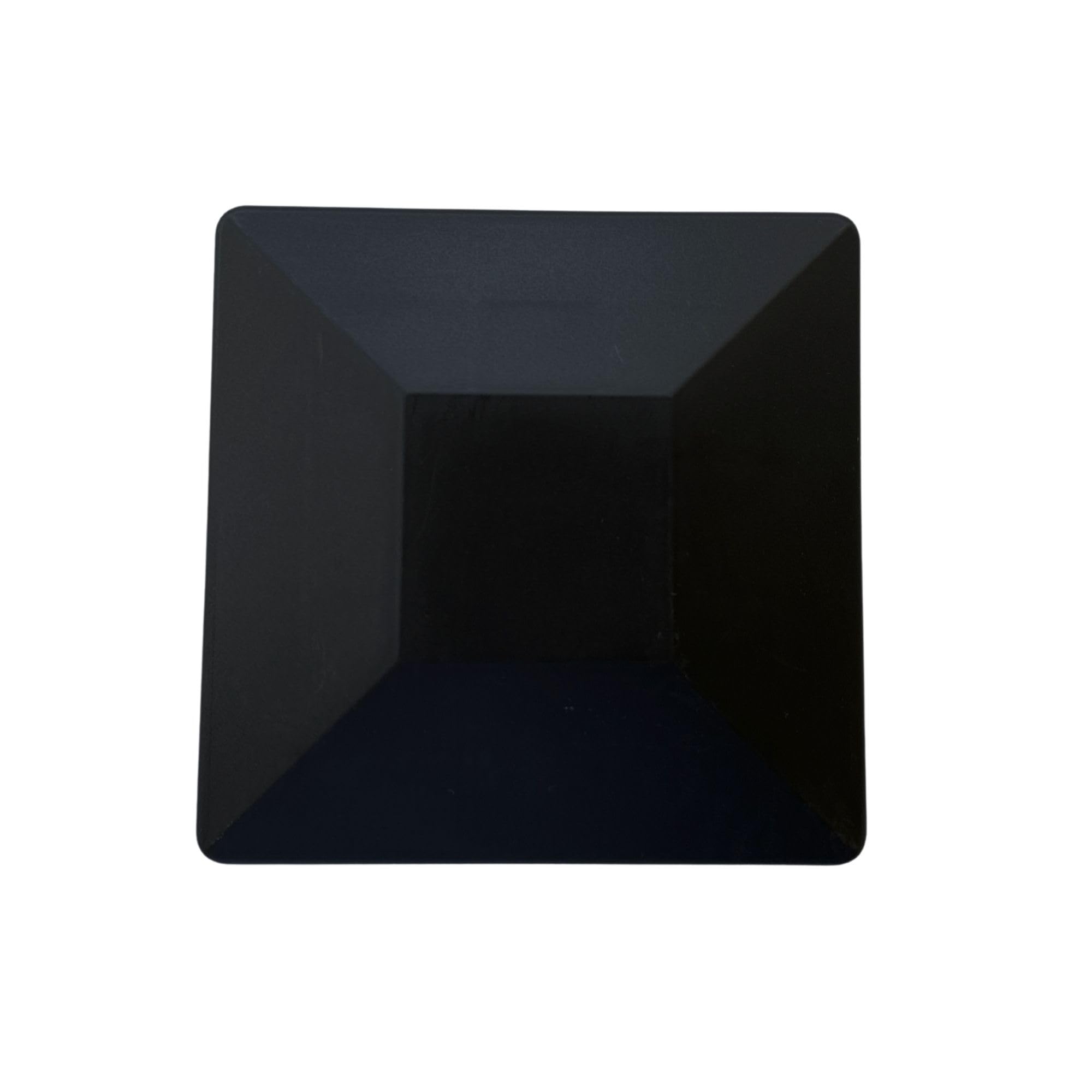 Photo 1 of Nuvo Iron Rigid Plastic Post Cap, 6" x 6" - Black
