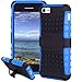 ACCUCASE iPhone 5 Case,iPhone 5S Case,ACCUCASE New,Best,Shockproof,Dropproof,PC+TPU Colorfull Fashion Cute Armor Case with Stand for Kids,Boys,Girls(Blue)