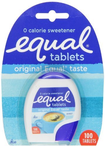 Equal Artificial Sweetener Tablets - 100 Each (Pack of 12)