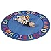 ECR4Kids Classroom A-Z Circle Time Educational Seating Rug for Children, USA Made Classroom Learning Carpet, 6-Feet Round, Bedroom Rugs, Kids' Play Mat, Play Mats for Toddlers, Kids' Rugs for Playroom