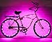 N&M Products Bike Wheel Lights (2 Pack)- Colorful Accessory (Pink)