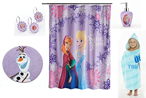 Disney Frozen Sisters Forever Lovely 16 Piece Bath Set Anna Elsa