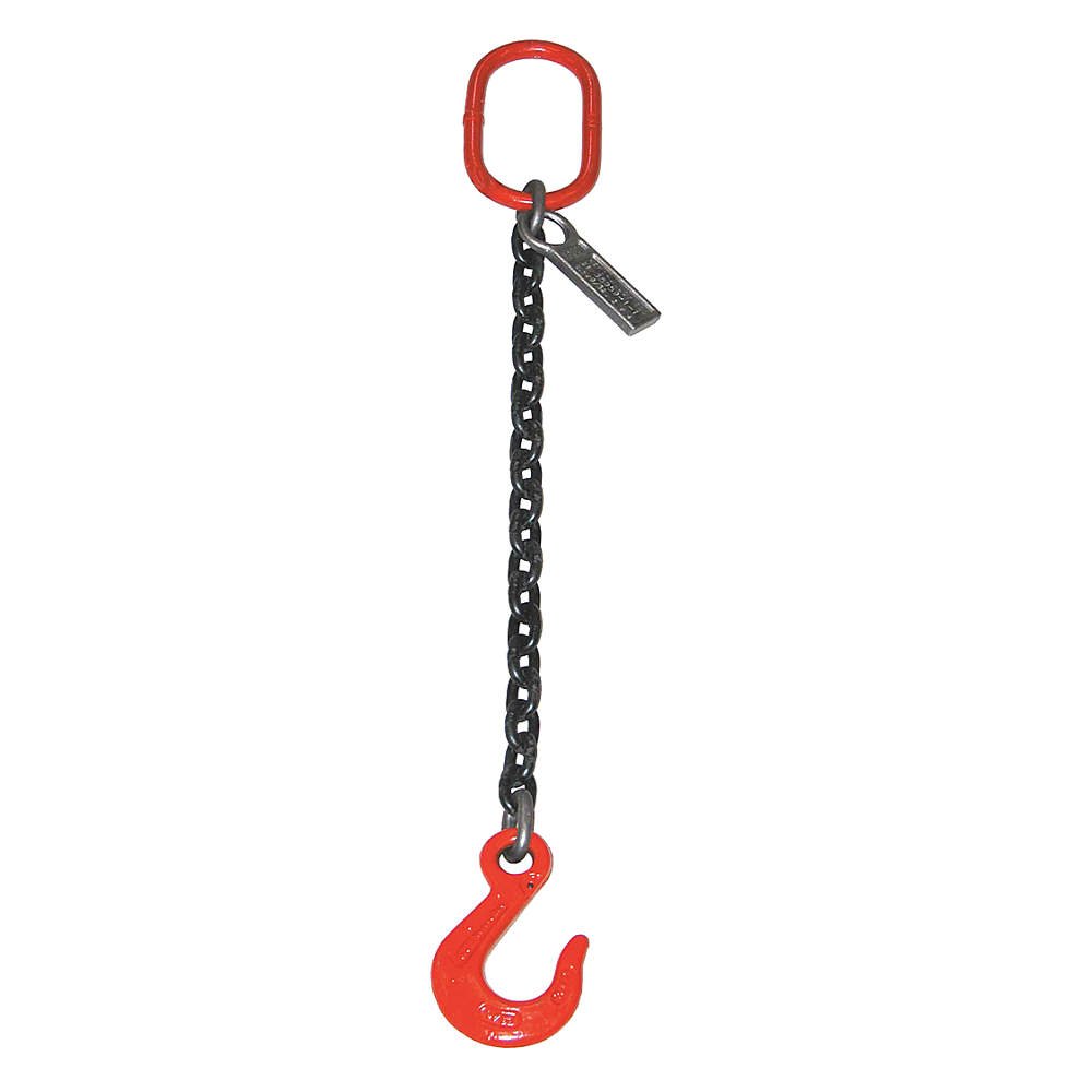 LiftAll 932SOGW10X66 ft. Oblong, Grab Hook Chain Sling, Grade 100