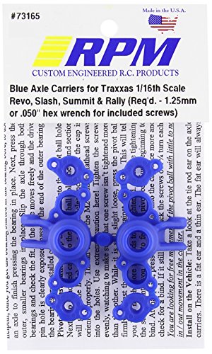 RPM 73165 Axle Carriers Blue 1/16 Traxxas Blue