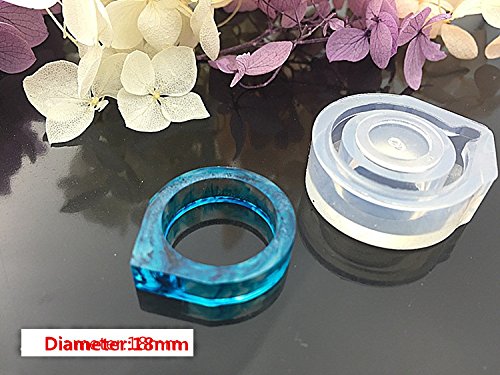 3 Pcs Ring Jewelry Casting Molds Silicone Resin Jewelry Molds ,for Polymer Clay, Crafting, Resin Epoxy, Jewelry Making