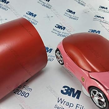 3M 1080 Satin Smoldering Red | S363 | Vinyl CAR WRAP Film (Sample 2.5in x 4in)