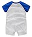 Fiream Baby Boys Summer Short Sleeve Numbers Romper