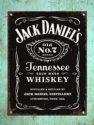 TGDB Jack Daniels Vintage Retro Tin Signs Size 8x12 inch