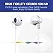 Wireless Headphones, [140 Hours Stand-by Time] 4.1 Magnetic Bluetooth Earbuds, Bluetooth Sports Earphones Headsets Earpieces Mic Compatible for Samsung S9/S8/S6 Note 8/7 (White)