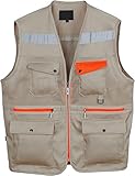 Angel Cola Men's Outdoor Fishing Multi Pockets Mesh Photography Vest