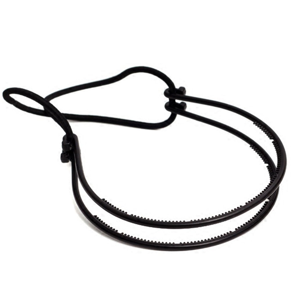 2 PCS Double Elastic Hair Hoop Band Headdress Headband Black