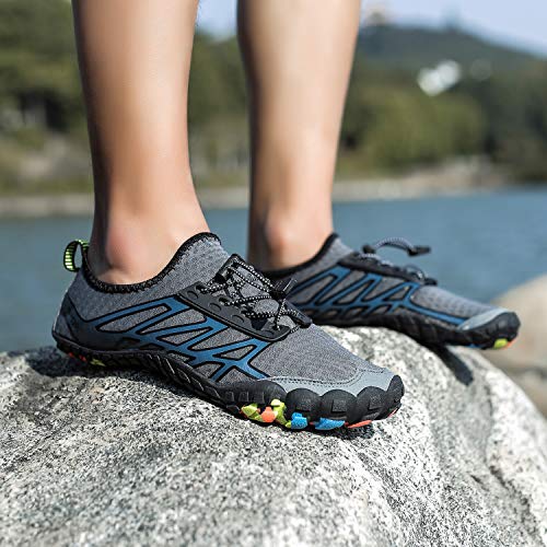 KARAZZO Mens Water Shoes Slip-on Toe Shoes Barefoot with Superior Cushioning