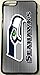 Iphone 6 Seattle Seahawks Brushed Aluminum Look Black Hard Case