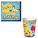 Pokemon Birthday Party Supplies Pack For 16 Guests With Plates, Beverage Napkins, Tablecover, Candles, Cups, Birthday Banner, Plus Exclusive Pin By Another Dream