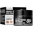 gcdat Firming Eye Cream, Snake Venom Peptide Eye Cream, Daily Anti-Aging Under Eye Cream, Remove Pouches Dark Circles Anti-Wrinkle Diminishing Eye Lines Lifting Firming