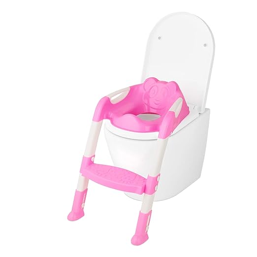 Zuvo Baby Toddler Potty Training Toilet Ladder Seat Steps Pink Review