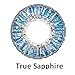 Women Multi-Color Cute Charm and Attractive Fashion Contact Lenses Cosmetic Makeup Eye Shadow Sapphire Blue 3 by Dream TM