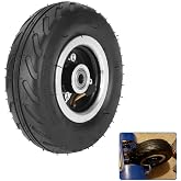6X2 Inflation Tire Wheel Use 6" Tire Alloy Hub 160mm Pneumatic Tyre Scooter F0 Pneumatic Wheel Trolley Cart Air Wheel M10