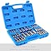 CASOMAN 33 Piece Master Hex Bit Socket Set, S2 Steel, SAE And Metric, Allen Socket Bit, 5/64-inch to 3/4-inch, 2mm to 19mm Socket Tool Kit