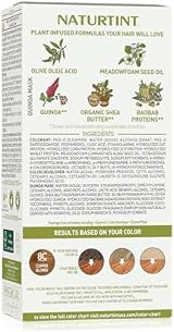 Naturtint 8C Copper Blonde Permanent Hair Colour Gel 60ml + Mask view 2