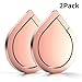 Cell Phone Holder,COCOFU 2pcs 360°Rotation and 180°Flip Universal Finger Ring Stand/Grip/Kickstand/Mount,[Washable][Removable] Zinc Alloy Finger Loop for iPhone,Smartphones and iPads -Rose Gold