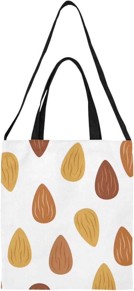 Bolsa de compras para mujeres Almendras vegetarianas Cute Cartoon Craft