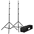 Fovitec StudioPRO - 2x 7'6" Classic Light Stand Kit - [Classic][For Photo and Video][Includes Carrying Bag]