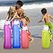Collapsible Water Bottle Silicone Outdoor Water Canteen BPA Free,FDA Approved Set of 4 Pack Family Set Parents And Children For Travel Trip Camping Cycling Fishing Climbing Sports